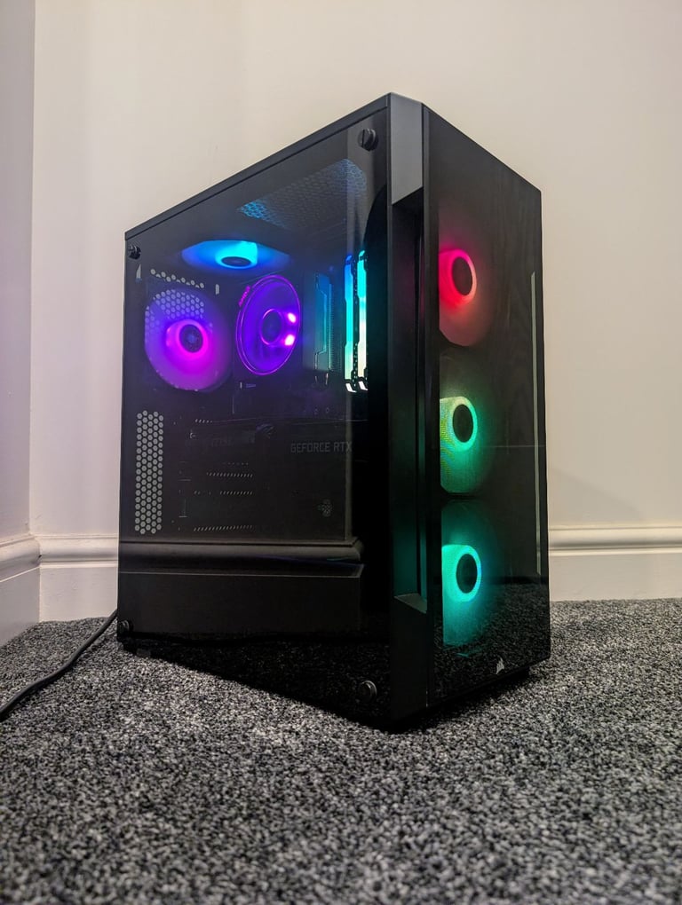 image for Gaming PC - RTX 3060Ti, Ryzen 7 3700X, 16GB RAM