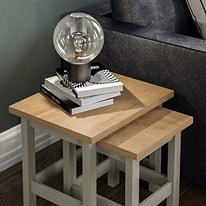Vida Designs Arlington Nest Of Tables, Grey