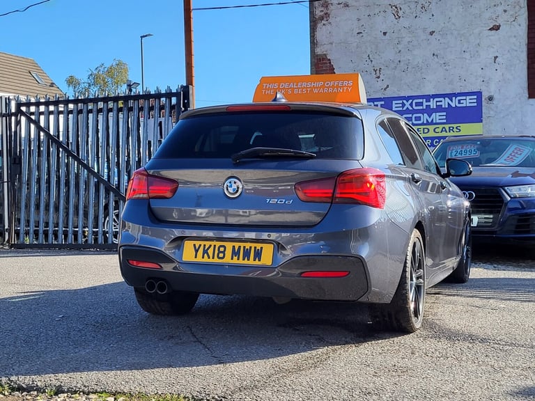 2018 BMW 1 Series 120d M Sport Shadow Edition 5dr TOP SPEC HATCHBACK Diesel Manual