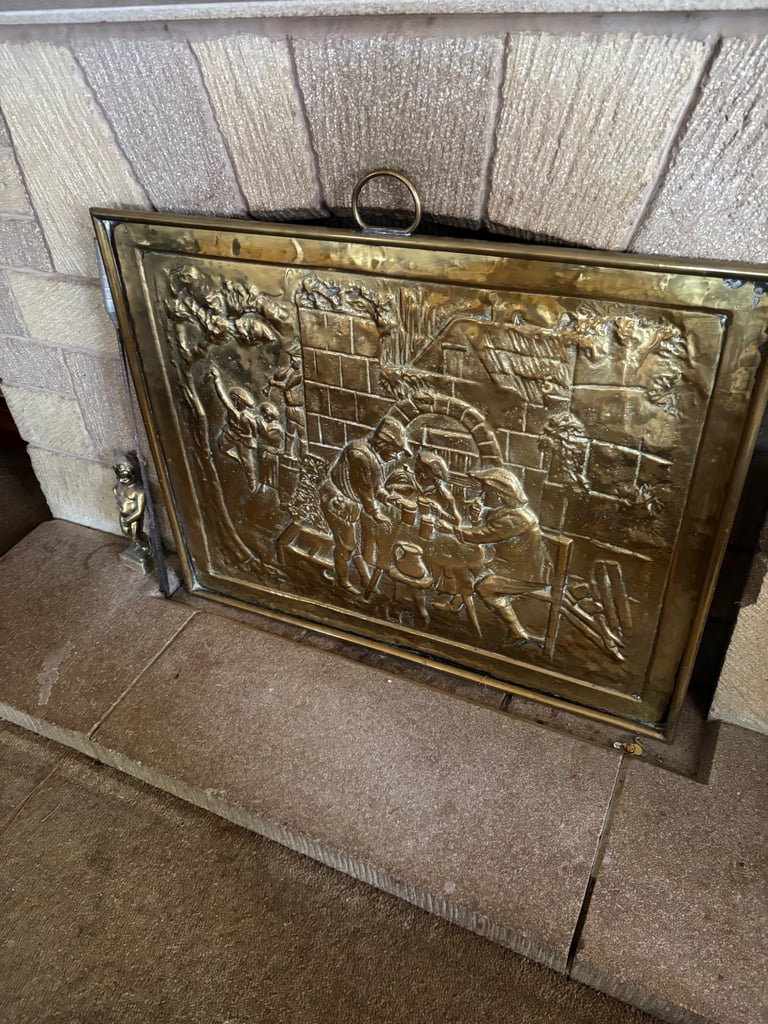 Large fire place screen 