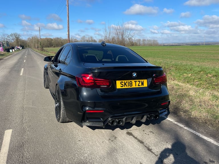 2018 (18) BMW M3 COMPETITION PACK DCT SALOON 3.0 BI TURBO + BLACK + INDIVIDUAL 
