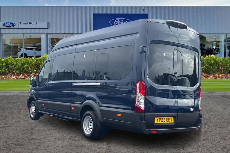 2025 Ford Transit 460 Leader L4 H3 ELWB High Roof 17 Seater Minibus RWD 2.0 EcoBlue 165ps, AI Min...