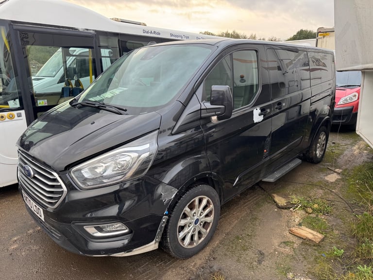 image for 2021 FORD TRANSIT CUSTOM LWB HYBRID/DIESEL TITANIUM TDCI 130 SPARES OR REPAIRS 