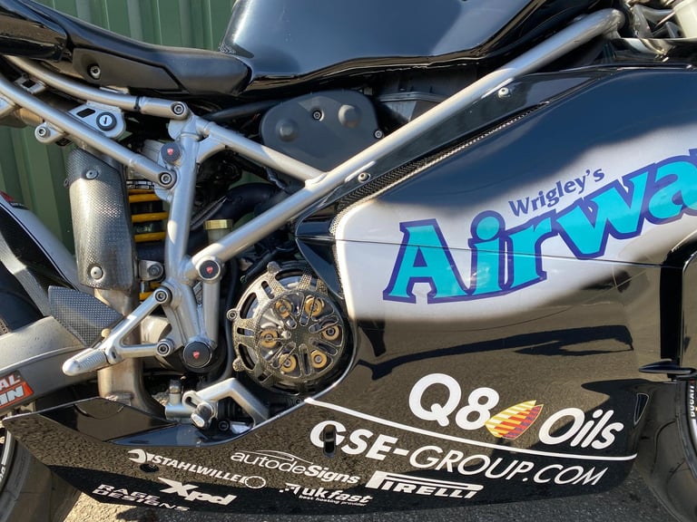 Ducati 749 Dark GSE Airwaves 2004 Black 749R Evocation 23k Belts Changed 