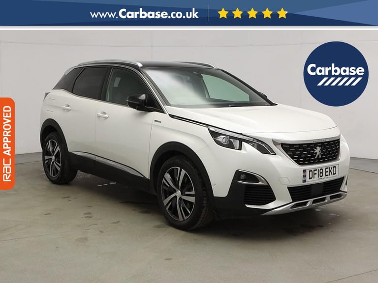 image for 2018 Peugeot 3008 1.6 THP GT Line SUV 5dr Petrol EAT Euro 6 (s/s) (165 ps) SUV PETROL Automatic