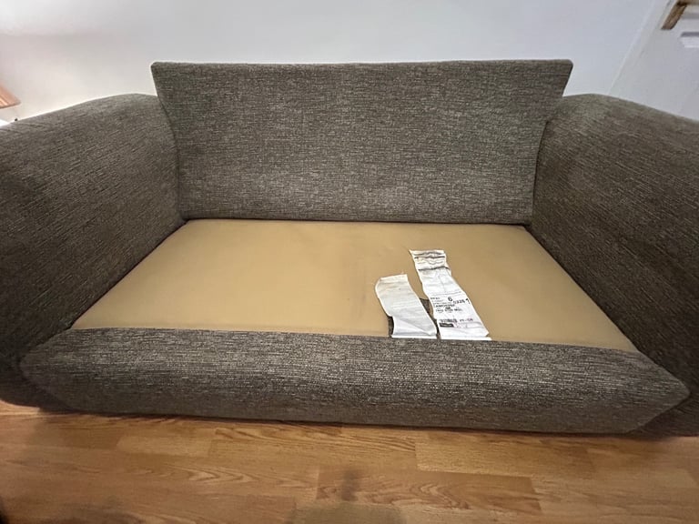 Free to a good home - Ex Arthur Llewellyn Sofa & Foot stool