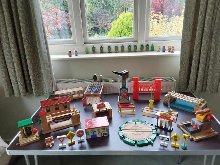  Brio wooden train set