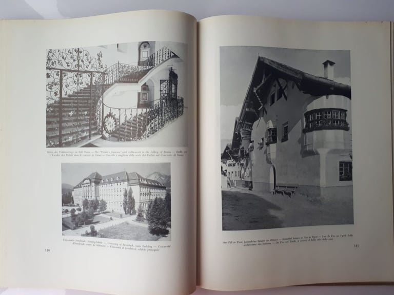 Tyrol. Franz Gschnitzer, Very rare book about Alps in Austria from 1950 Österreich 