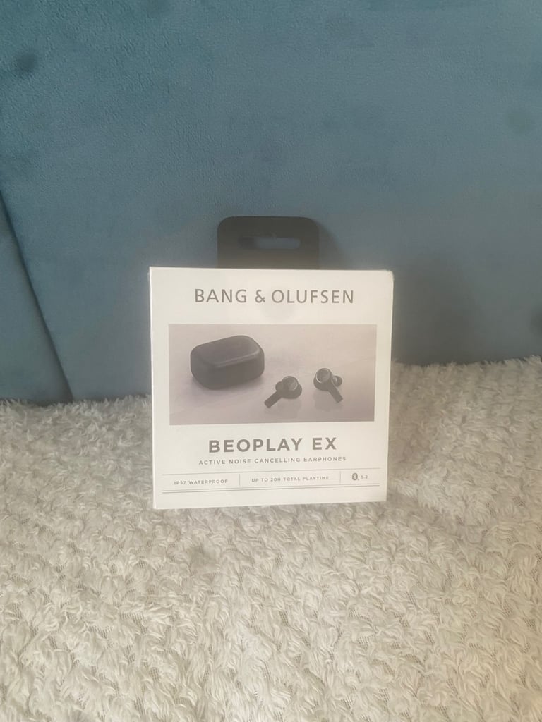 image for Bang & Olufsen Beoplay EX noise cancelling earphones BRAND NEW SEALED BOX