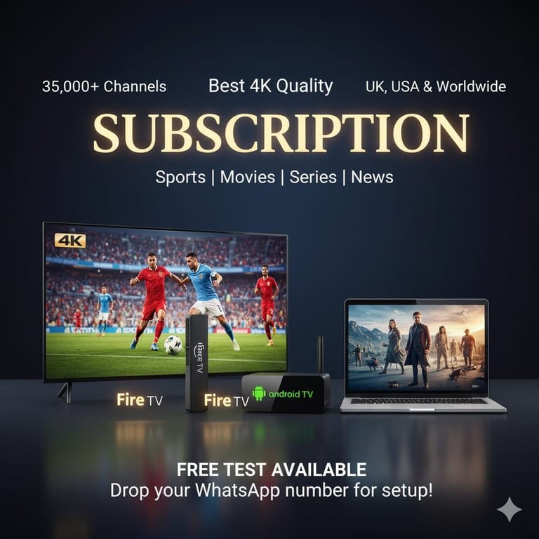 image for 4K PREMIUM F1RESTICK's / SMART TV's SUSBCRIPTION 