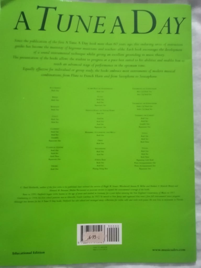 A Tune a Day for Violin Book 2 C.Paul Herfurth