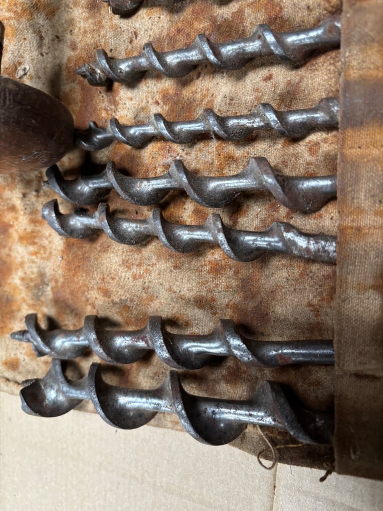 image for Vintage Scotch brace with set of dedicated awls