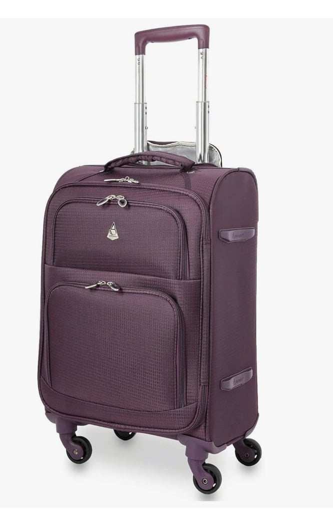 AS NEW CARRY-ON LUGGAGE WHEELED CASE