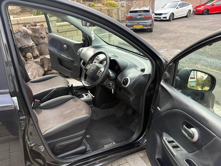 2009 Nissan Note 1.4 N-Tec 5dr – 72,000 miles – Black – Manual