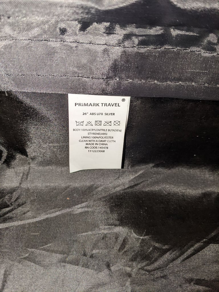  ABS hard shell wheelie suitcase 25 × 43 × 65 cm 