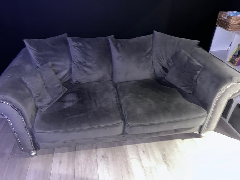image for 3 + 2 seater grey Sofa