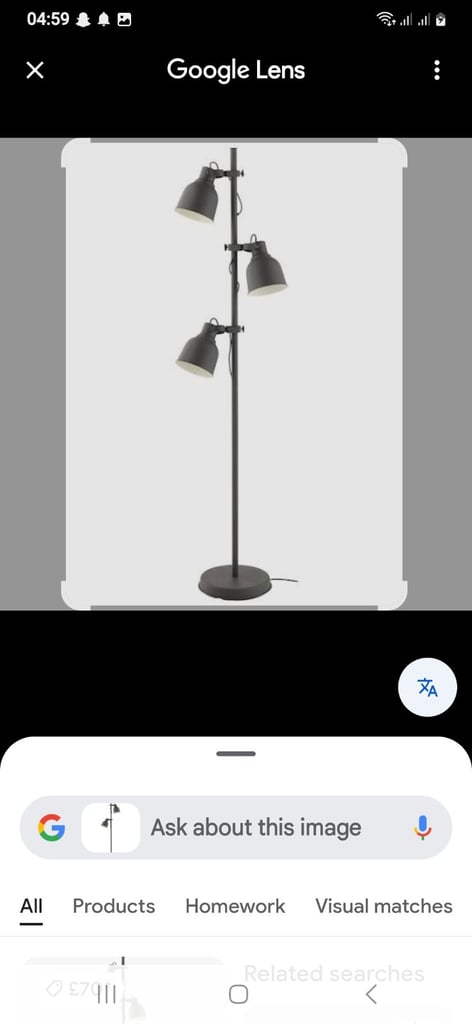 image for IKEA HEKTAR 3 SPOT LAMP