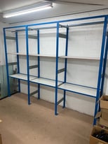 image for 3x Bay Metal racking Shelving warehouse garage shop adjustable Storage