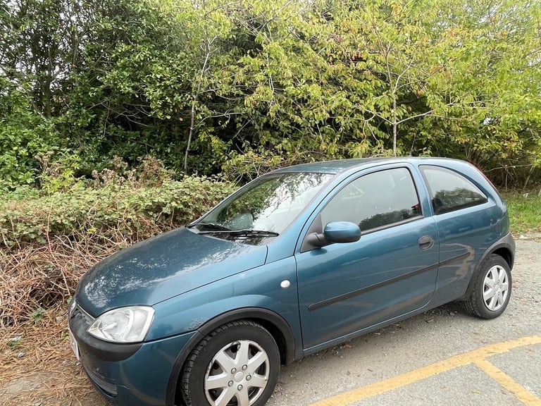 VAUXHALL CORSA 1.0 COMFORT 02 REG BLUE 3 DOOR MOT APRIL 6TH 2026 LOW INSURANCE 50+MPG