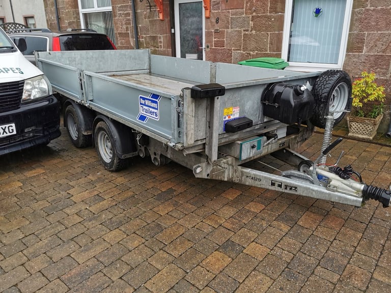 Ifor Williams TT3621 tipping trailer, 12' x 6'6" vgc 3500kg