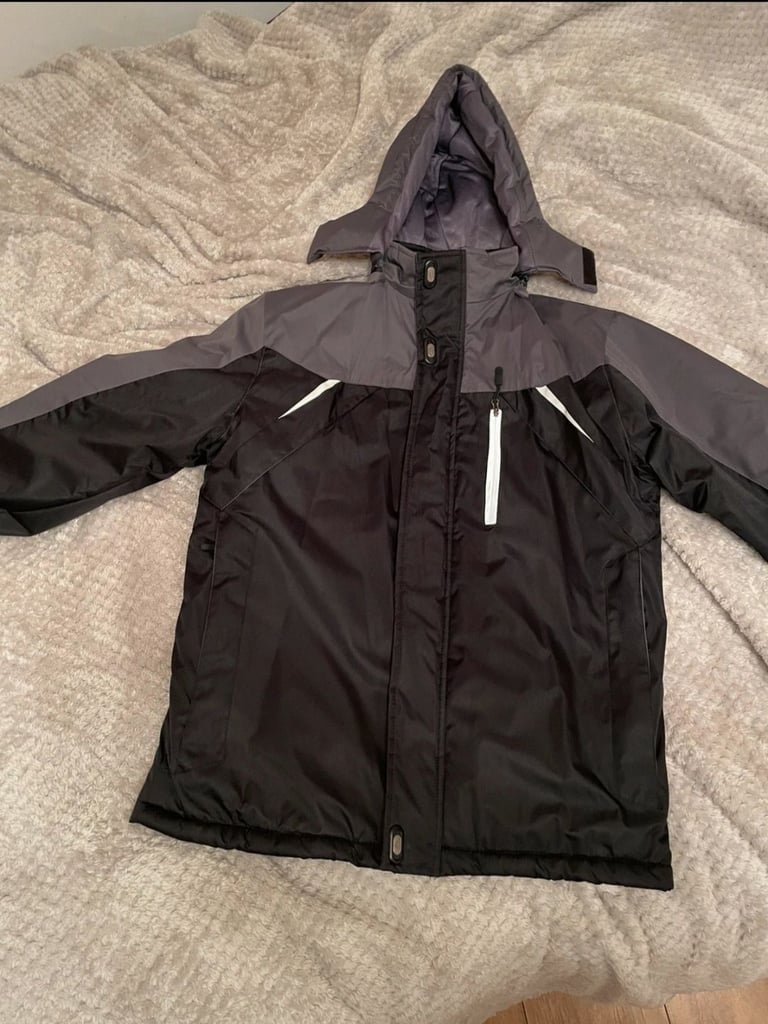 Black and Grey Winter Jacket