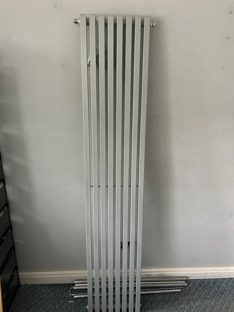 Silver designer style radiator