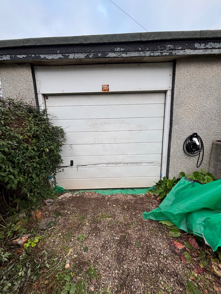 image for FREE metal roll over garage door
