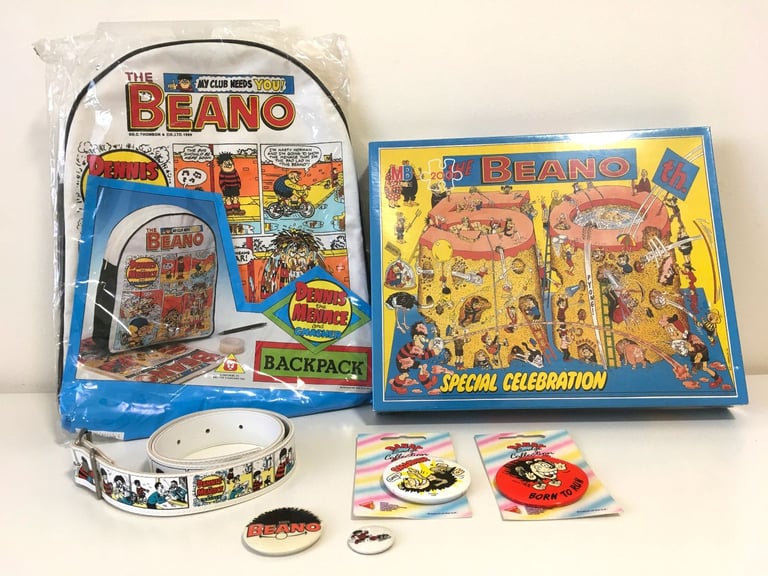 Sealed 1988 Vintage Dennis The Menace Beano Bundle Lot 1980's 80s
