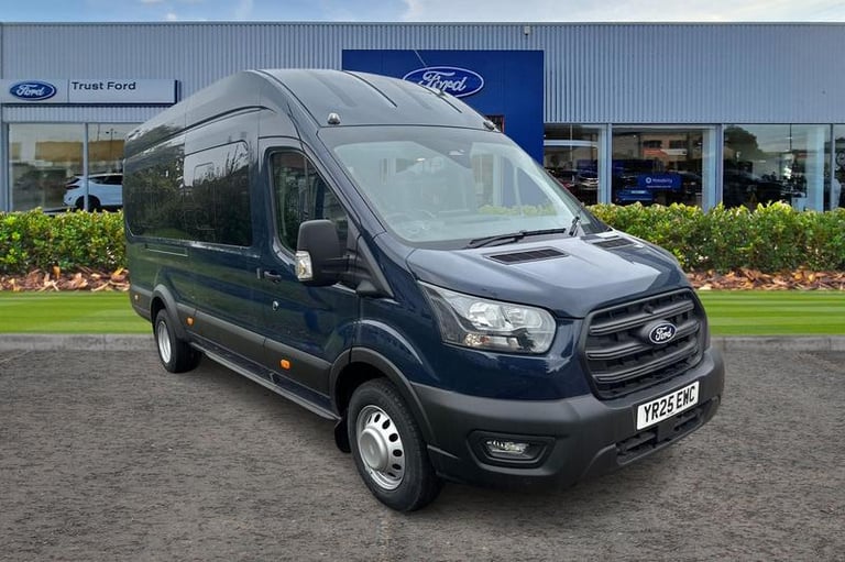 image for 2025 Ford Transit 460 Leader L4 H3 ELWB High Roof 17 Seat Minibus RWD 2.0 EcoBlue 165ps, PRIV Min...