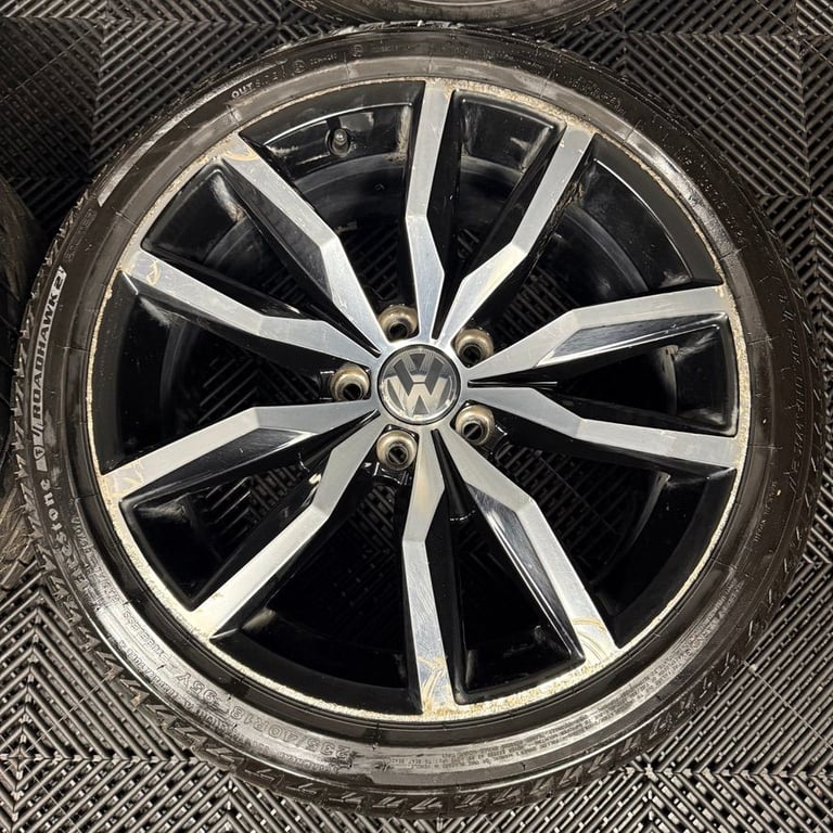 18'' GENUINE VW PASSAT CC SCIROCCO R LINE LISBON WHEELS TYRES ALLOYS