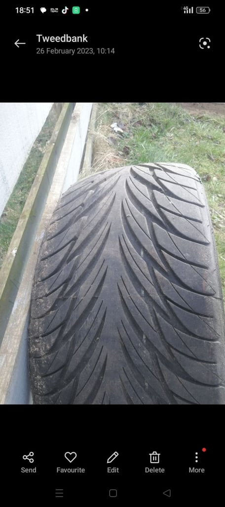 4 Lenso Alloys and tyres