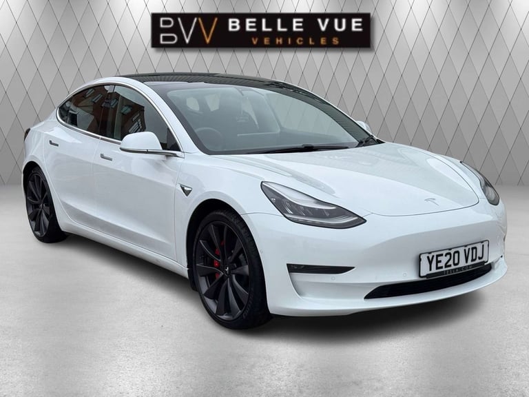 2020 Tesla Model 3 ModeL 3 Performance AWD 4WD 4dr - NATIONAL DELIVERY* Saloon Electric Automatic