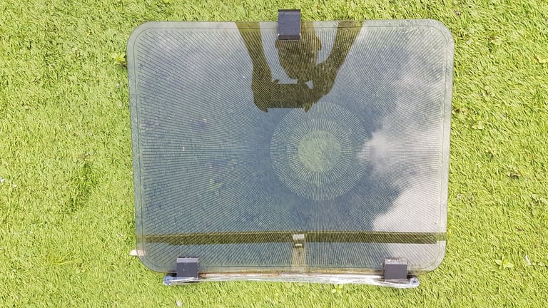 CRAMER and VANETTE gas hob and grill with glass lid for camper caravan motorhome boat.