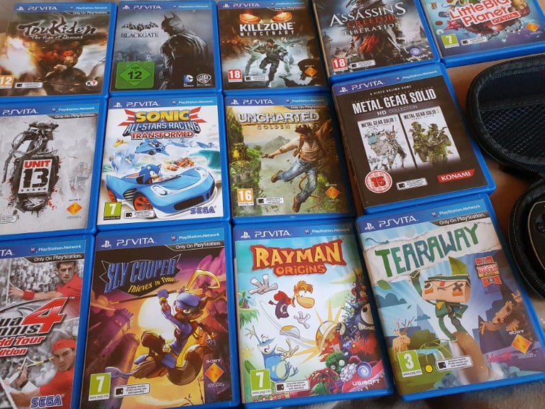Sony ps vita and 13 games 