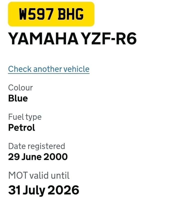 Yamaha YZF R6 2000