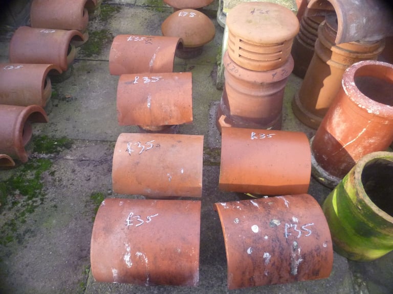 Roof finals Reclaimed finals Ridges Roof Ridge chimney pots etc 