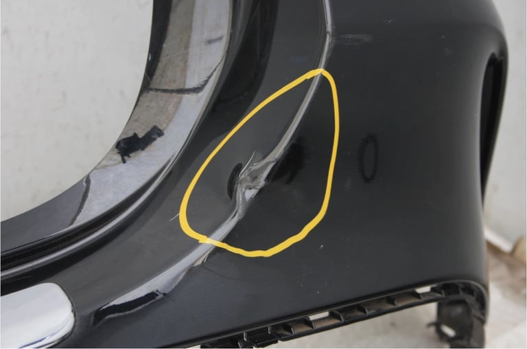 Mercedes GLA H247 AMG Rear Bumper 2020 TO 2023 A2478850206 Genuine *DAMAGED*