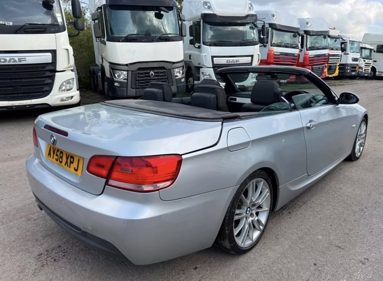 2008 BMW 3 SERIES 325I M SPORT CONVERTIBLE 3.0 PETROL DAMAGED SALVAGE ...