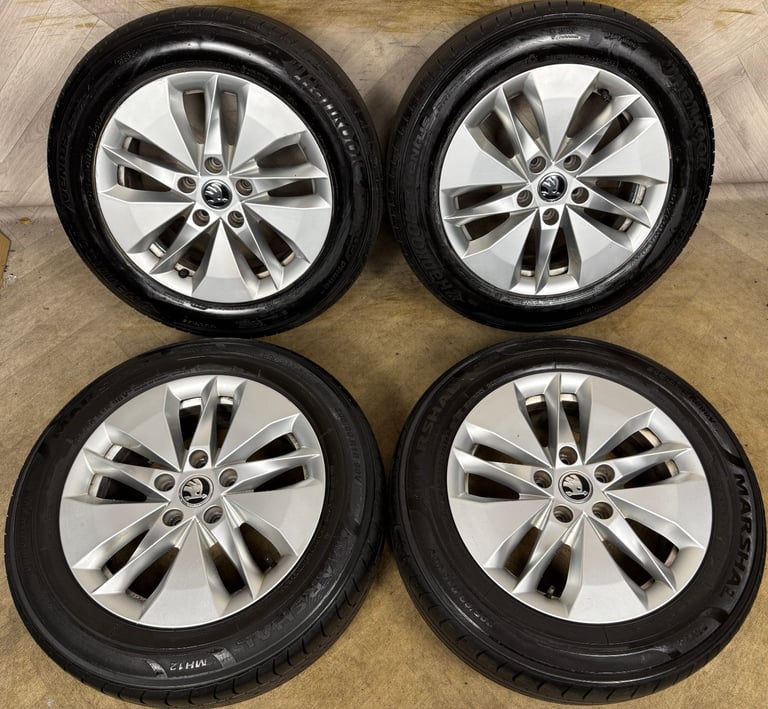 16'' GENUINE SKODA OCTAVIA MK4 WHEELS TYRES ALLOYS