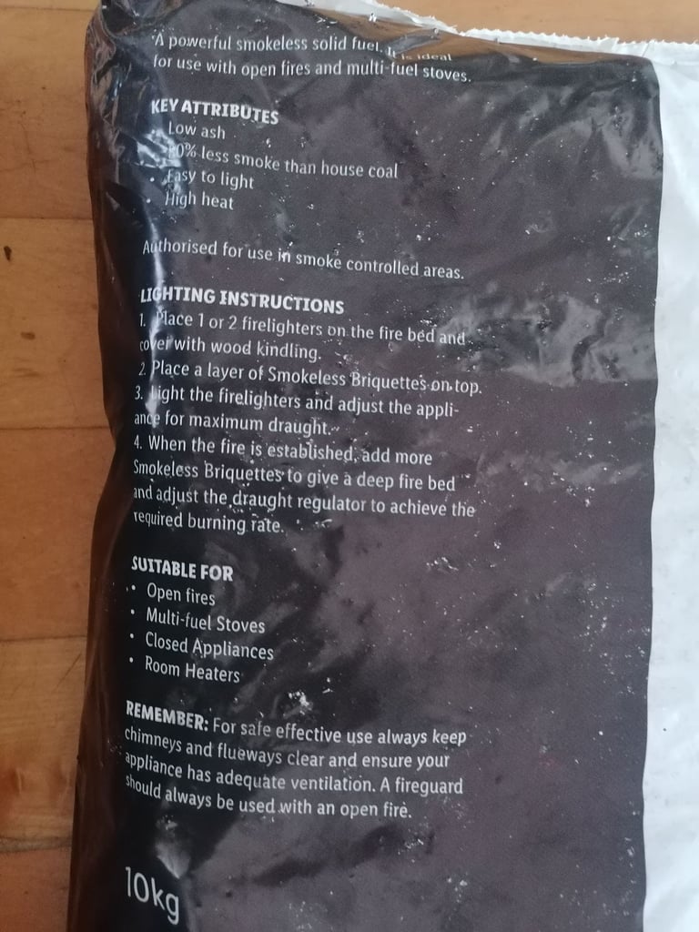 Smokeless Briquettes 10 kg bag