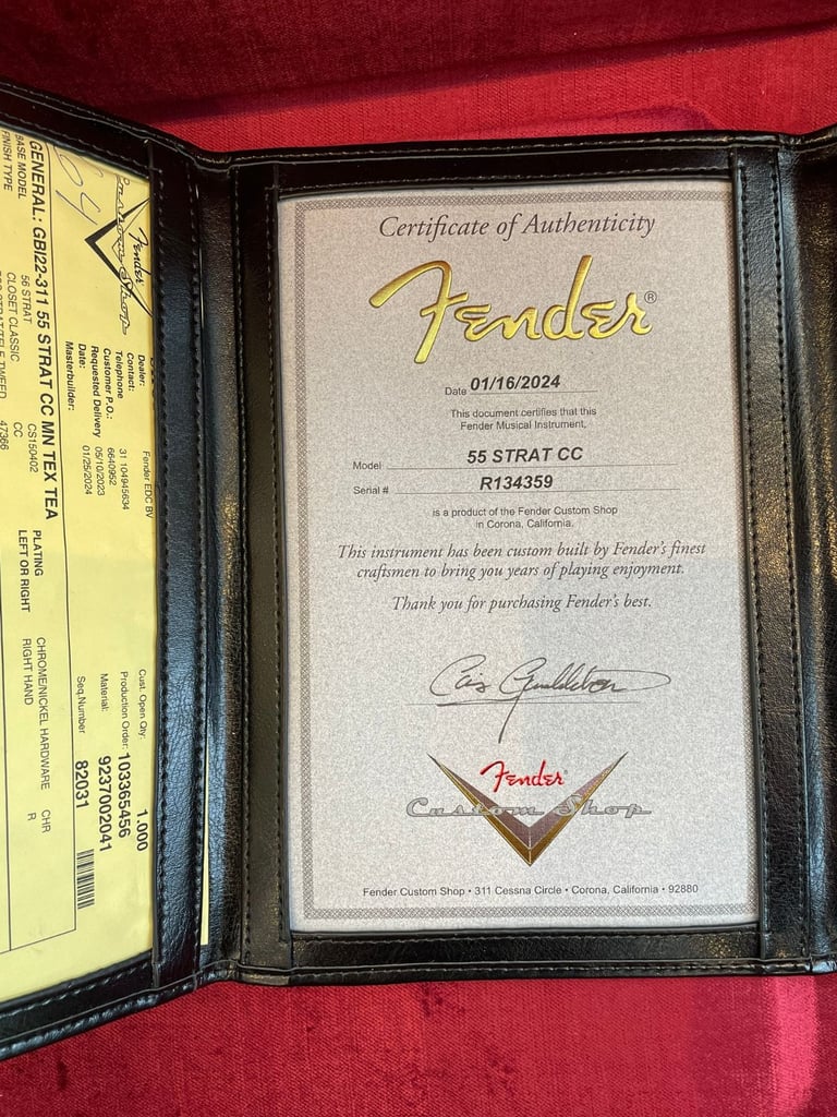 Fender Custom Shop 55 Stratocaster Texas Tea Roasted Flame Neck