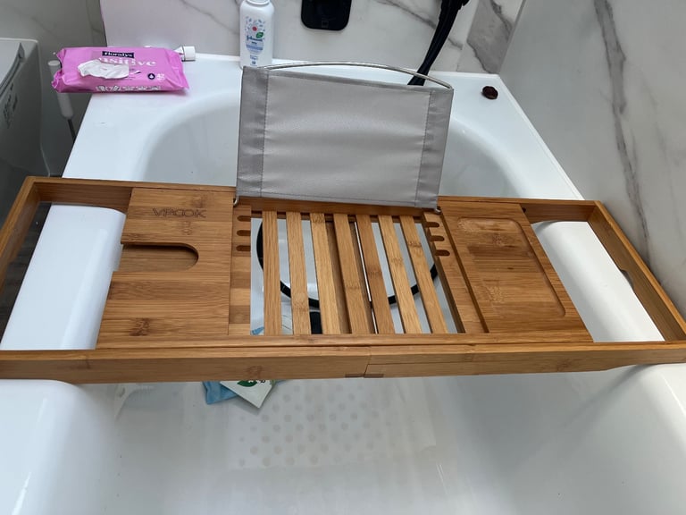 Bamboo Bath tray/ caddy