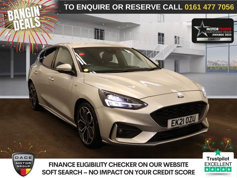 2021 Ford Focus 1.0T EcoBoost MHEV ST-Line X Edition Hatchback 5dr Petrol Manual Euro 6 (s/ Hatch...