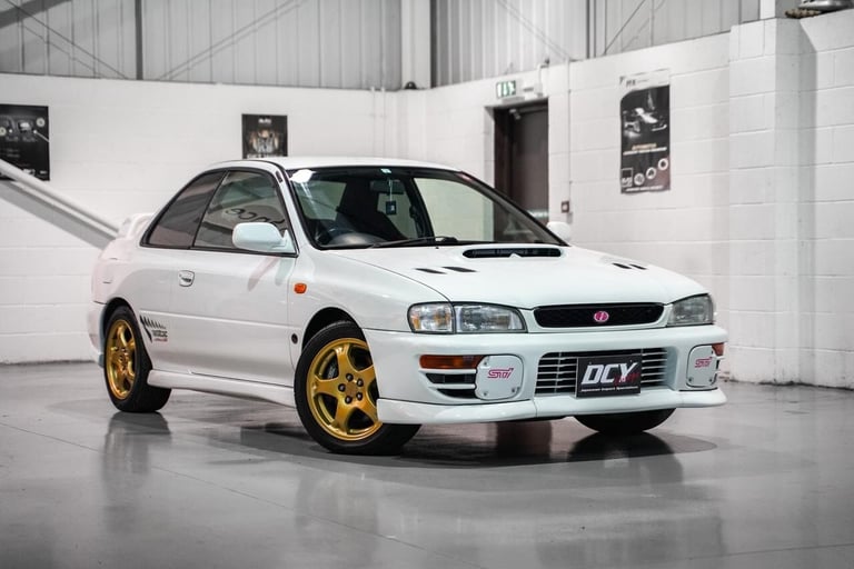 SUBARU IMPREZA Type R Sti v4 White Manual Petrol 1998
