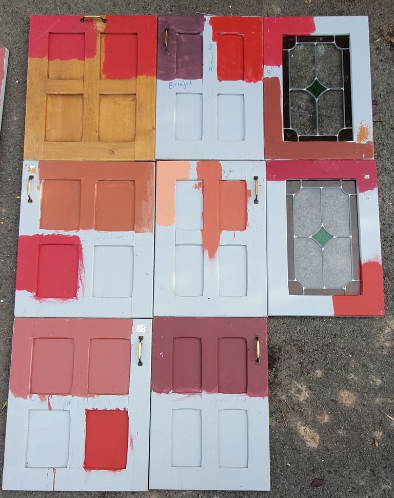 Solid wood kitchen cabinet doors