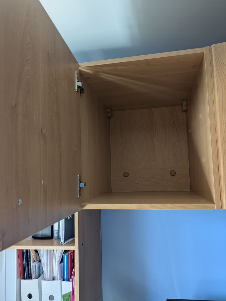 MFI Melbury Bedroom Furniture 6 piece ( Wardrobe, bridge unit, bookcase, cabinet)