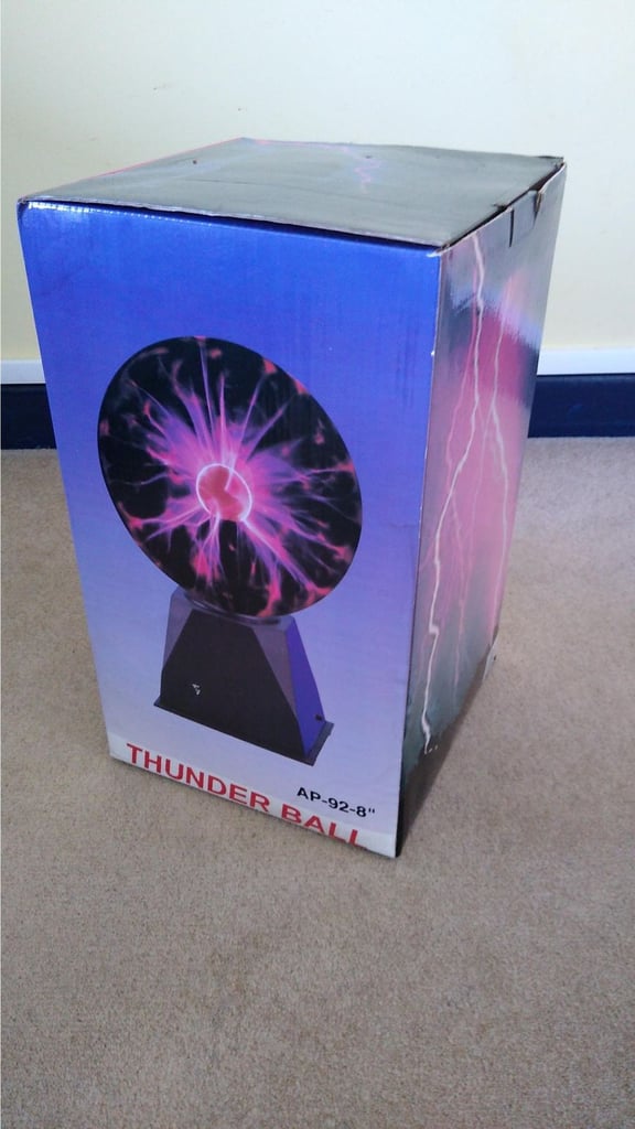 image for Thunderball Plasma Globe, 8 inch
