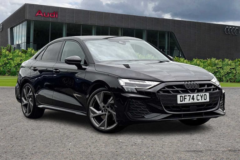 2024 Audi A3 35 TFSI Black Edition 4dr S Tronic Saloon Petrol Automatic
