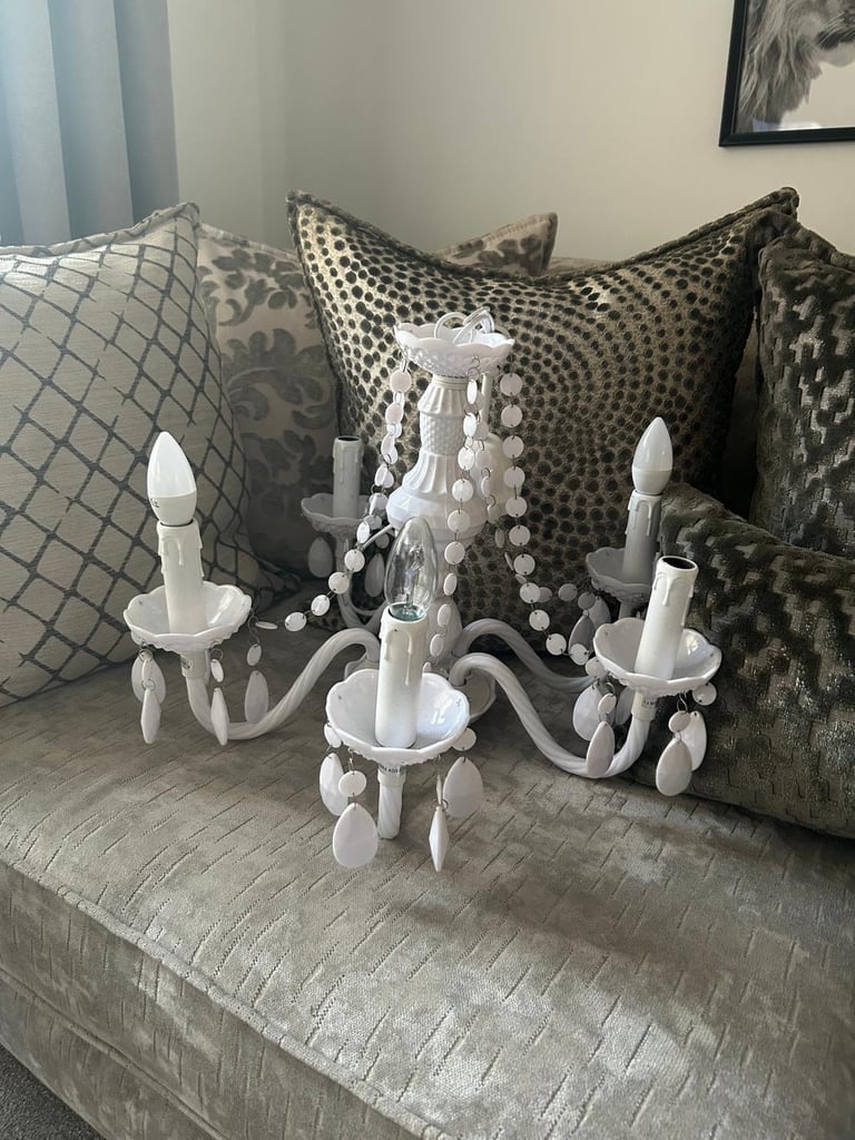 image for White chandelier 