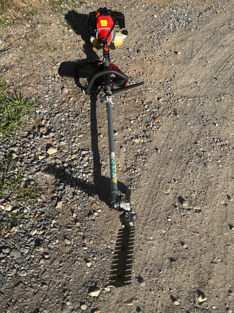 Petrol long reach hedge trimmer good working order 
